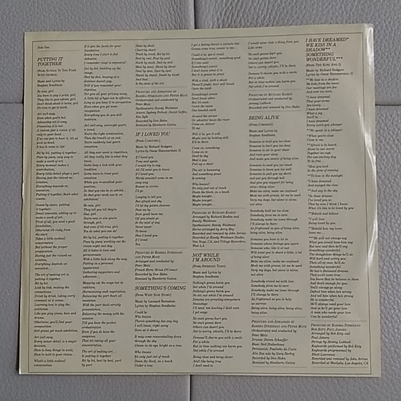 Barbra Streisand - The Broadway Album LP - Picture 5 of 8